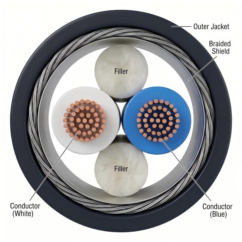 Rays Twinaxial Cable RS 485 Cable